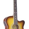 Hertz HZA 4000 6 String Semi Acoustic Guitar - TS