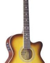Hertz HZA 4000 6 String Semi Acoustic Guitar - TS
