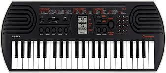 Casiotone Mini Keyboard SA-81 with Piano tones, Black