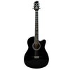 Granada GL112C F Acoustic Guitar, Cut Away Medium Black