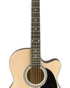 Fender Squier 39 Inch 6 String Cutaway Acoustic Guitar Hardwood Fretboard-Natural SA-135C