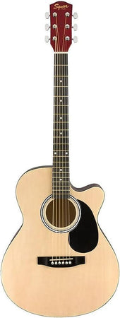 Fender Squier 39 Inch 6 String Cutaway Acoustic Guitar Hardwood Fretboard-Natural SA-135C