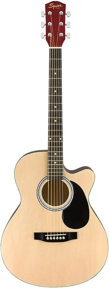 Fender Squier 39 Inch 6 String Cutaway Acoustic Guitar Hardwood Fretboard-Natural SA-135C