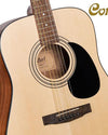 Cort Acoustic Guitar Pack CAP-810 Open Pore